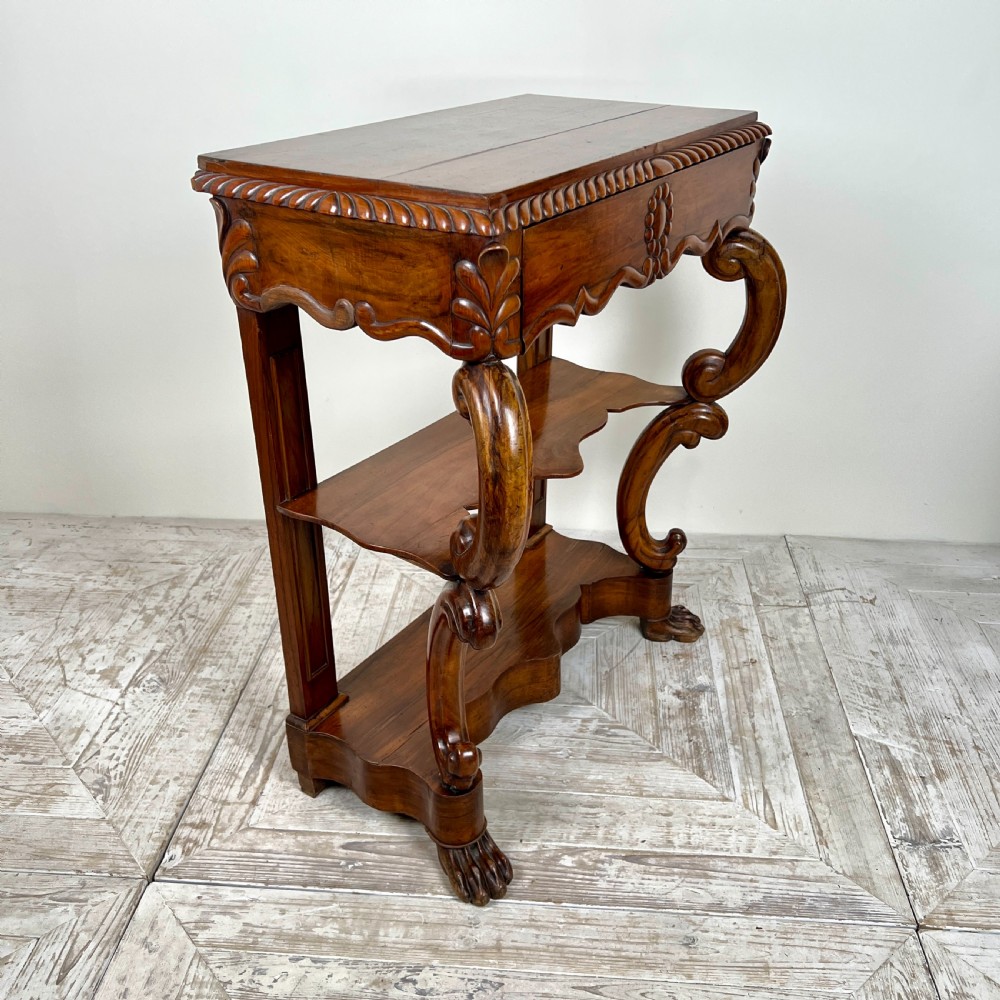 A 19Th Century Walnut Console Table View V