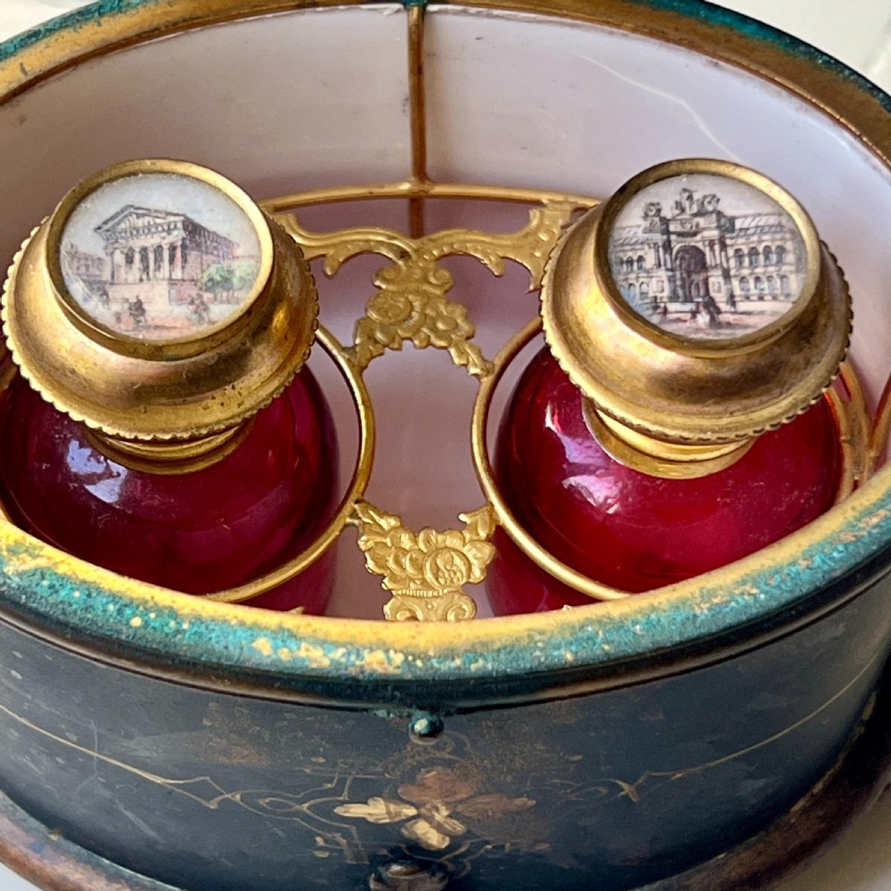 Mid C19th French Grand Tour Perfume Caddy View VIII