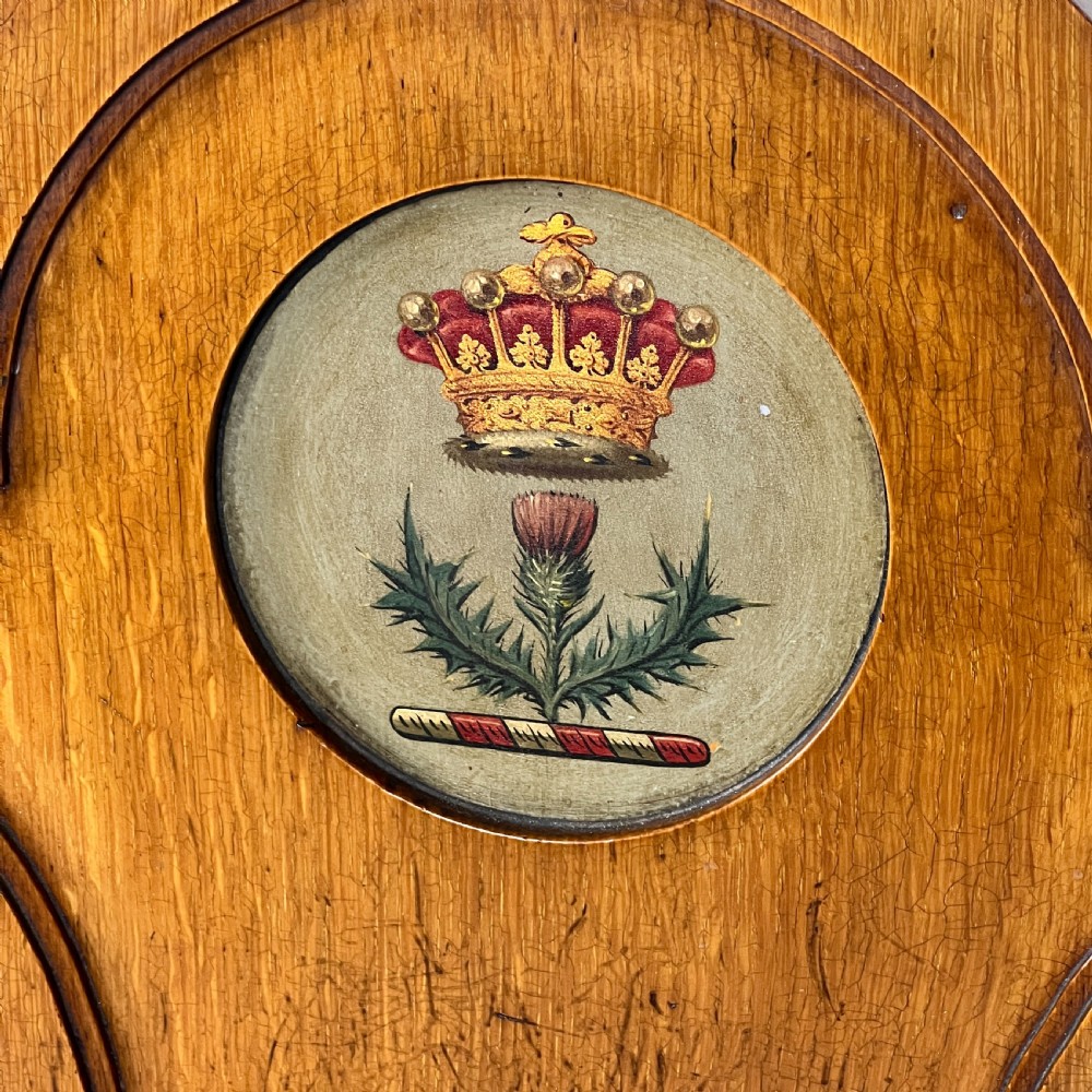 A Victorian Oak Hall Chair With Earls Crest View VII
