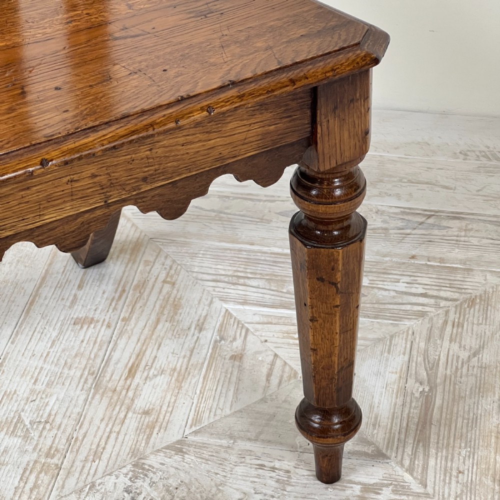 A Pair Of Gothic Oak Side Or Hall Chairs View X