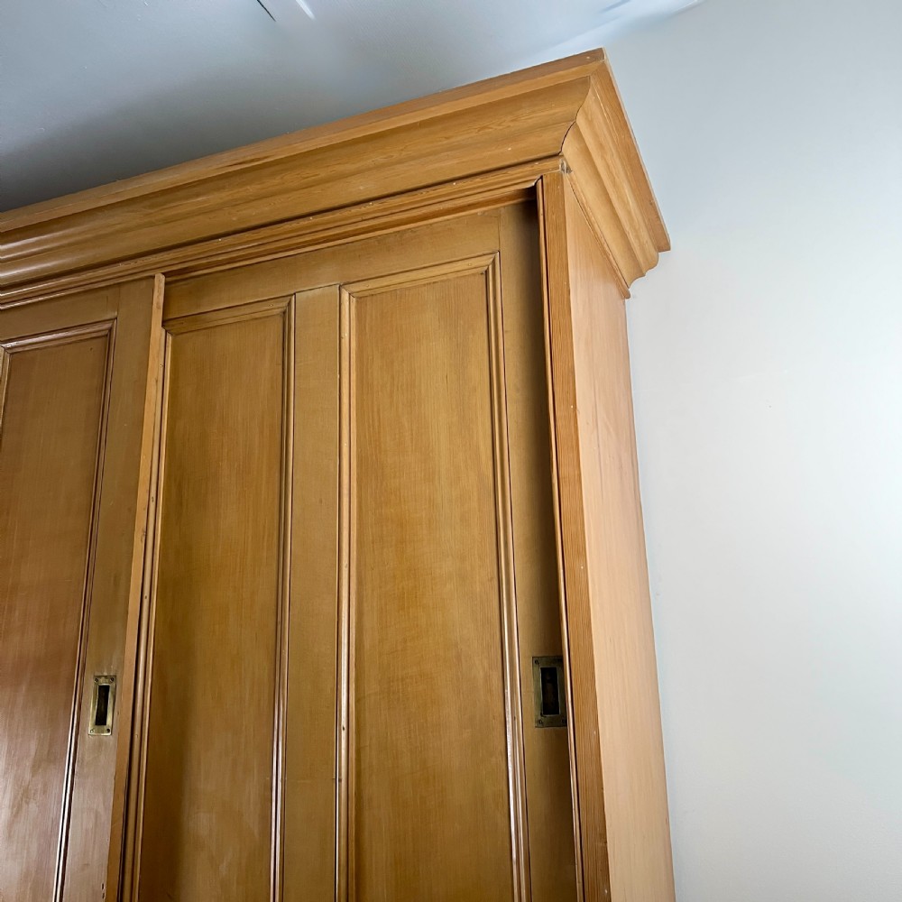 A Victorian Pine Estate Housekeeper’S Cupboard Of Grand Proportions View X