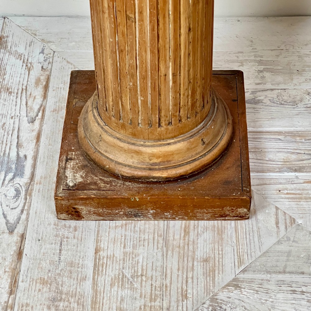  A Pair Of C19th Classical Pine Columns View IV