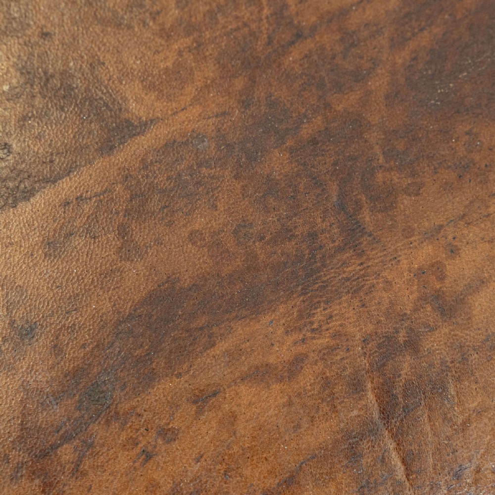 Pair Of Moroccan Berber Leather And Repoussé Chairs View VIII