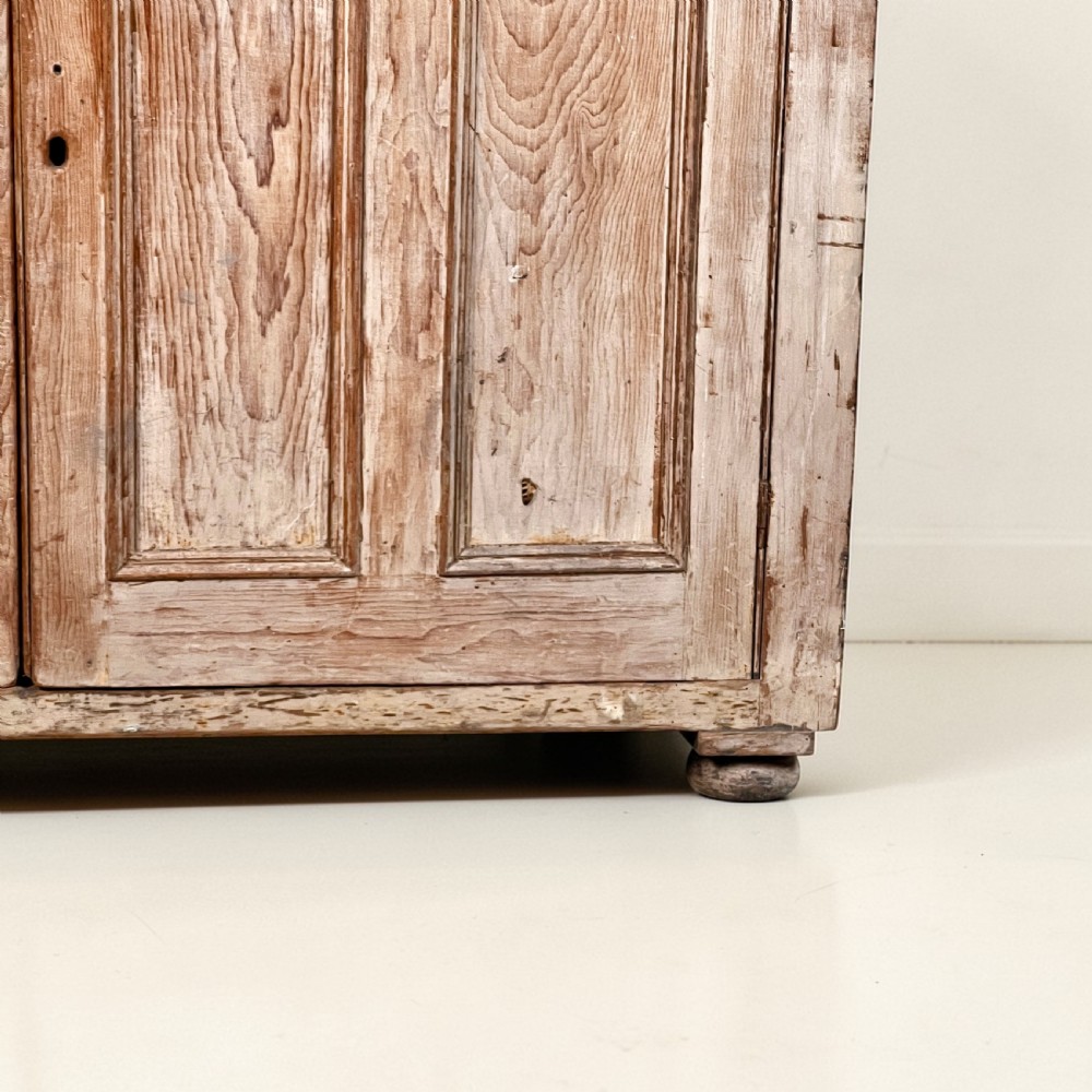 A Large 19th Century Stripped Pine Housekeeper's Cupboard View VI