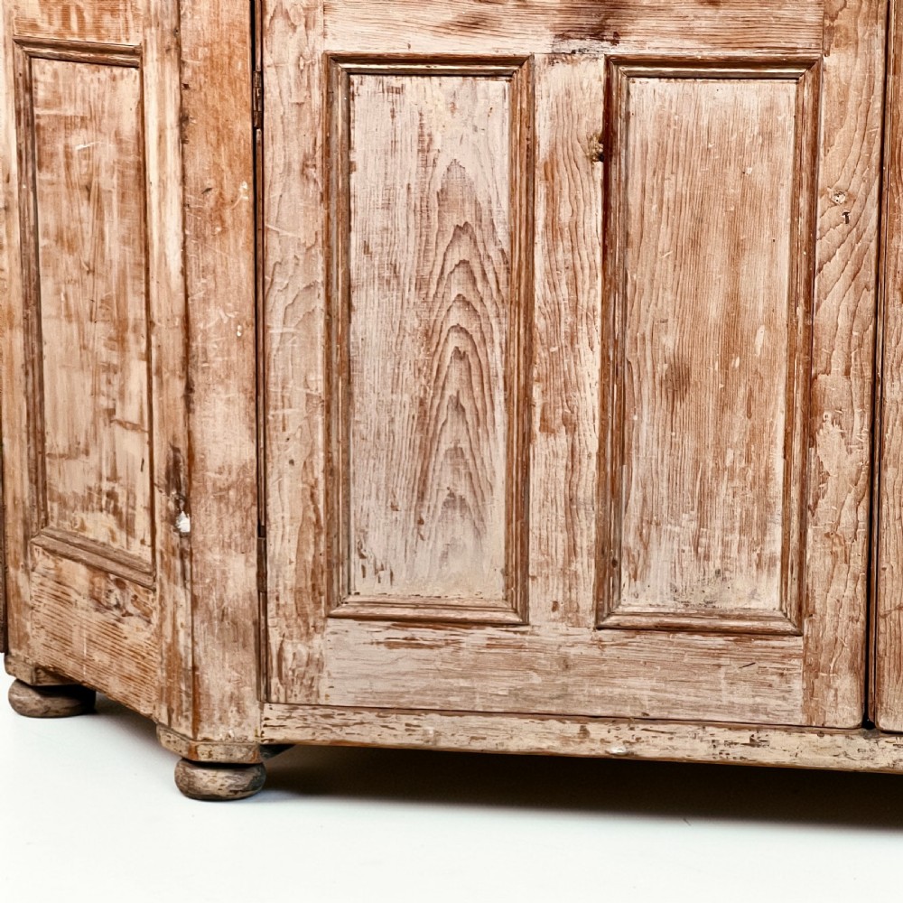 A Large 19th Century Stripped Pine Housekeeper's Cupboard View VII