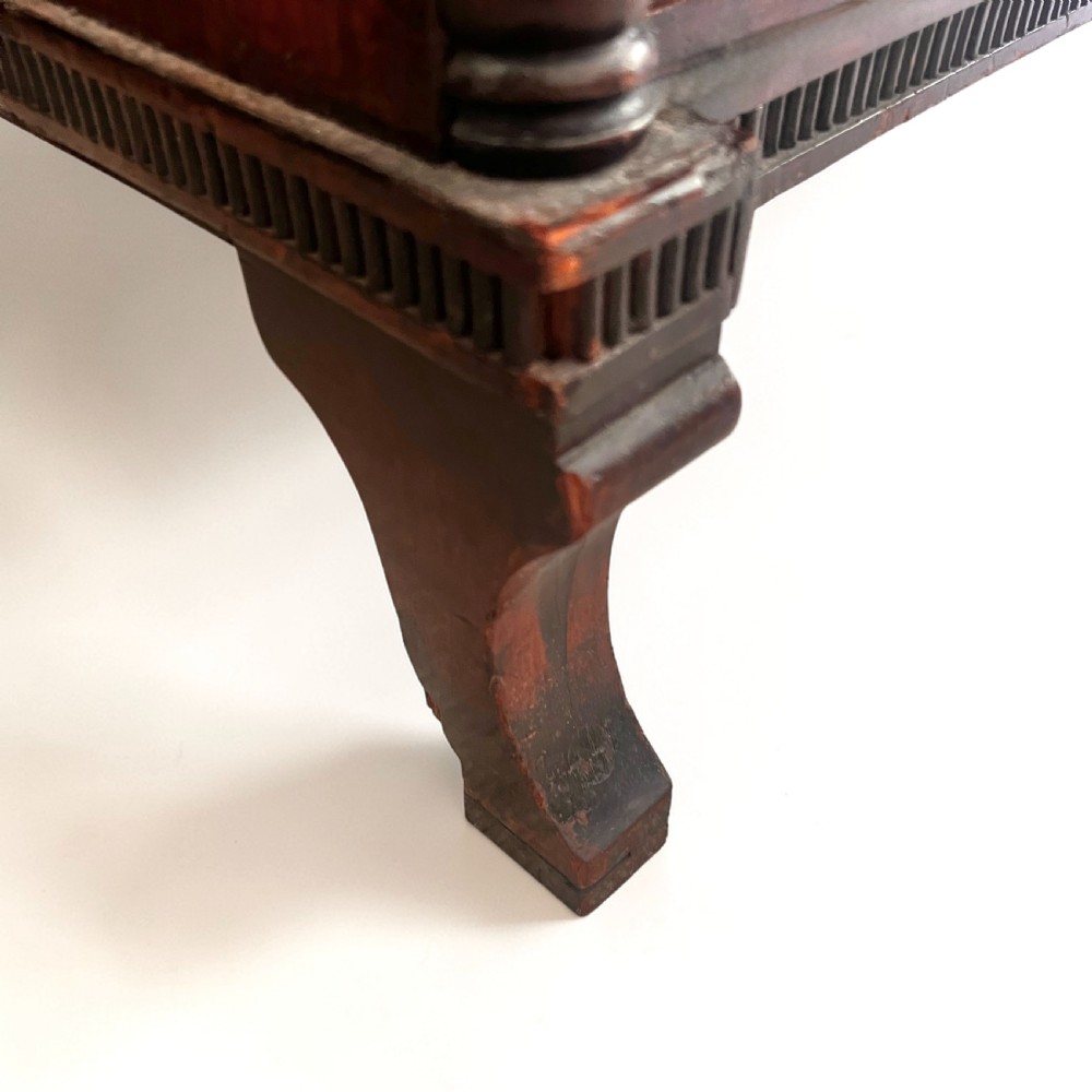 A Regency Mahogany Linen Press Of  Rare Smaller Proportions View V