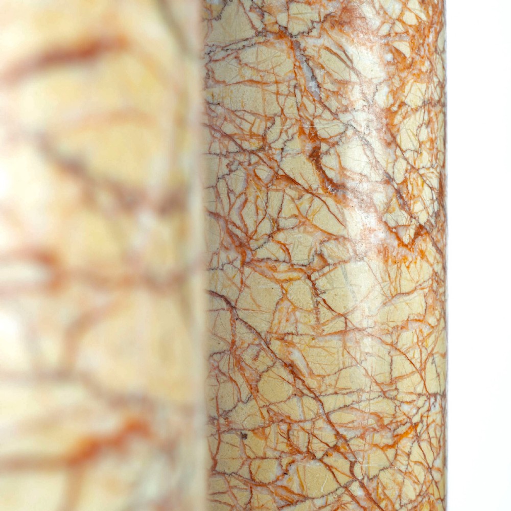 Antique Italian Rouge Marble Columns – Architectural Pedestals View III