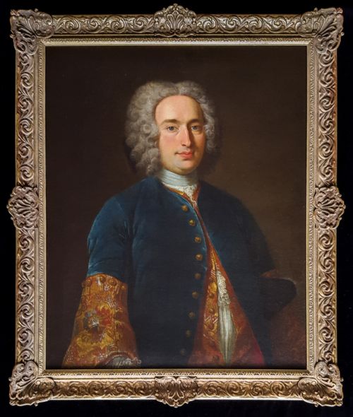 portrait of a gentleman english c1730 attributed to john vanderbank 16941739 - CATEGORY: ANTIQUE ART - DATED 18TH CENTURY