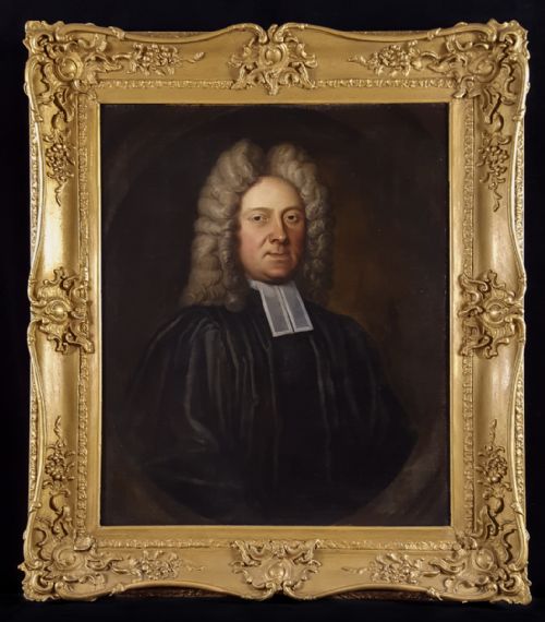 portrait of a cleric 18th century british - CATEGORY: ANTIQUE ART - DATED 18TH CENTURY