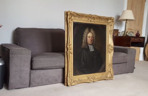 PORTRAIT OF A CLERIC 18TH CENTURY BRITISH - ADDITIONAL PHOTO 1