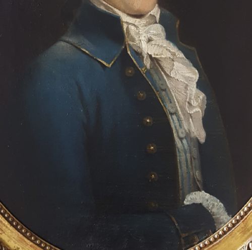 PORTRAIT OF A GENTLEMAN C1780 CIRCLE ANTOINE VESTIER 17401824 - ADDITIONAL PHOTO 3