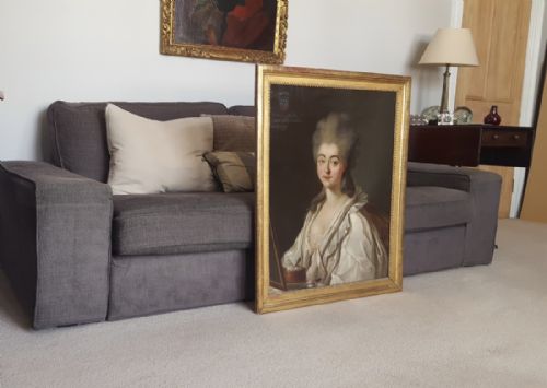 PORTRAIT OF A DUCHESS C1780 CIRCLE ELIZABETH VIGEE LEBRUN 1755 1842 - ADDITIONAL PHOTO 1