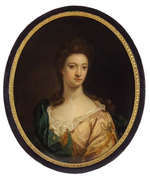 portrait of a lady c1700 follower of michael dahl 16591743 - CATEGORY: ANTIQUE ART - DATED 1700