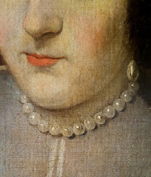 PORTRAIT OF A LADY DUTCH 17TH CENTURY FOLLOWER OF PAULUS MOREELSE 15711638 - ADDITIONAL PHOTO 4