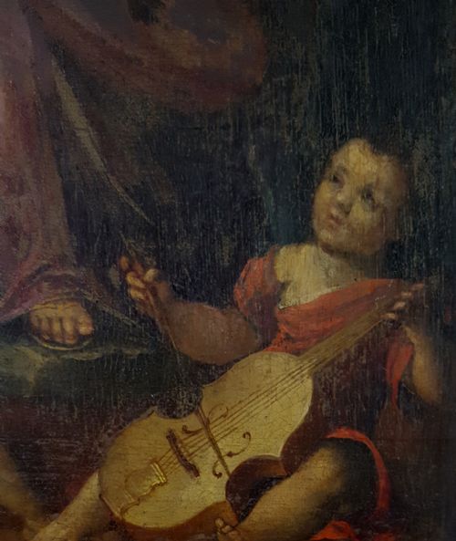 18TH CENTURY ITALIAN TRIPTYCH OIL ON PANEL - ADDITIONAL PHOTO 5