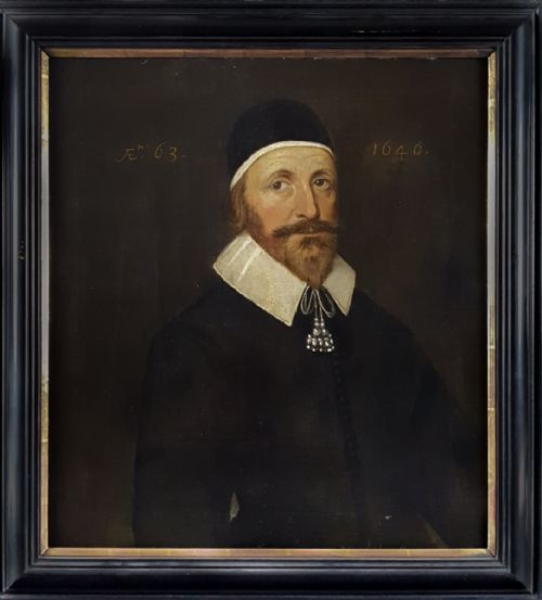 portrait of a gentleman dated 1646 - CATEGORY: ANTIQUE ART - DATED 17TH CENTURY