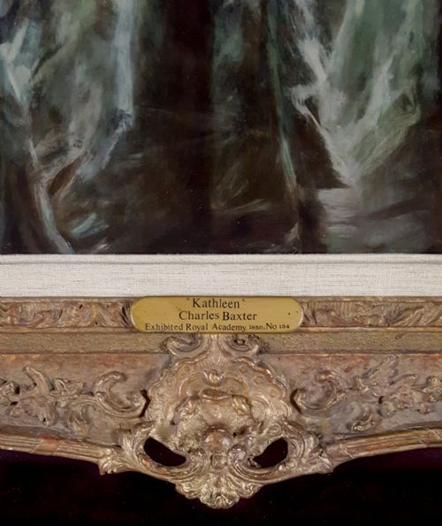 PORTRAIT OF A LADY BRITISH C1850 CHARLES BAXTER RBA LONDON 18091879 - ADDITIONAL PHOTO 2