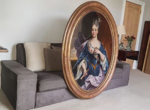 PORTRAIT OF A LADY FRENCH 18 CENTURY FOLLOWER OF NICHOLAS DE LARGILLIERE 16561746 - ADDITIONAL PHOTO 1