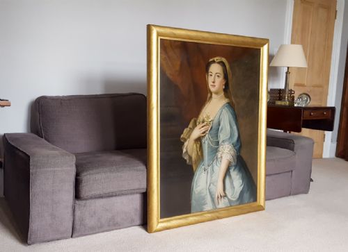 PORTRAIT OF A LADY C1755 CIRCLE OF JOHN VANDERBANK 16941739 - ADDITIONAL PHOTO 11