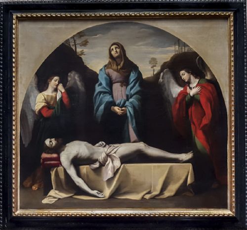 the lamentation signed dated 1832 gustav baumgarten 1795c1855 - CATEGORY: ANTIQUE ART - DATED 18TH CENTURY