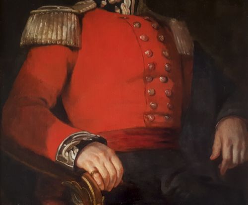 PORTRAIT OF AN OFFICER BRITISH 19TH CENTURY FOLLOWER OF SIR THOMAS LAWRENCE 17691830 - ADDITIONAL PHOTO 4