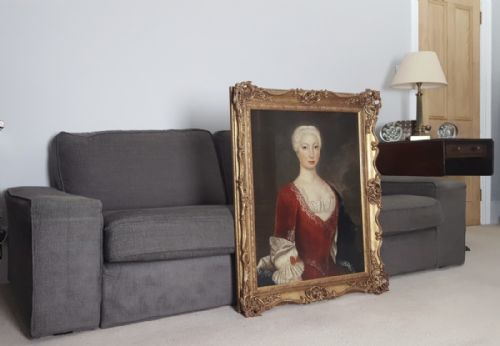 fig 1. Portrait of Melusine Sophie, Countess von der Schulenburg c.1741; Circle of Antoine Pesne (1683-1757)