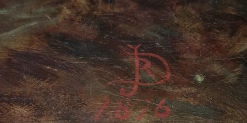 PORTRAIT OF A LADY DATED 1876 SIGNED JOHN ROBERT DICKSEE 1817 1905 - ADDITIONAL PHOTO 3