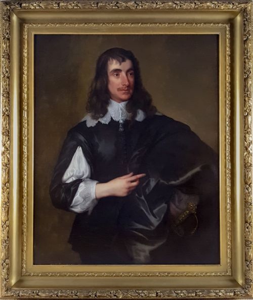 portrait of viscount stafford english 18th century after anthony van dyke 15991641 grand scale work - CATEGORY: ANTIQUE ART - DATED 18TH CENTURY