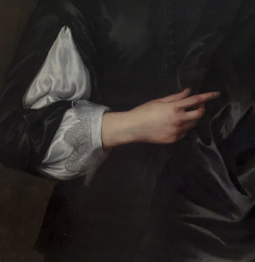 PORTRAIT OF VISCOUNT STAFFORD ENGLISH 18TH CENTURY AFTER ANTHONY VAN DYKE 15991641 GRAND SCALE WORK - ADDITIONAL PHOTO 4