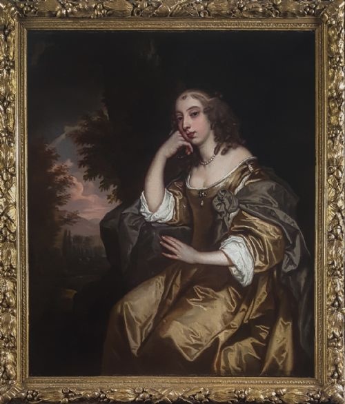 portrait of a lady 17th century attributed to mary beale 16321697 - CATEGORY: ANTIQUE ART - DATED 17TH CENTURY