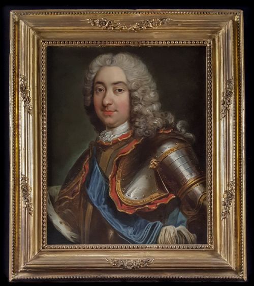 portrait of franois joachim bernard potier 16921757 18th century follower of louis michel van loo 17071771 - CATEGORY: ANTIQUE ART - DATED 18TH CENTURY