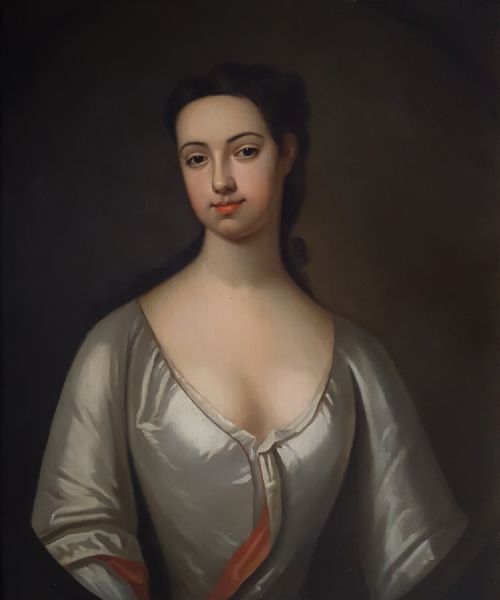 PORTRAIT OF SARAH WOLLASTON C1726 CIRCLE OF SIR GODFREY KNELLER 16461723 - ADDITIONAL PHOTO 1