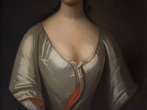 PORTRAIT OF SARAH WOLLASTON C1726 CIRCLE OF SIR GODFREY KNELLER 16461723 - ADDITIONAL PHOTO 4