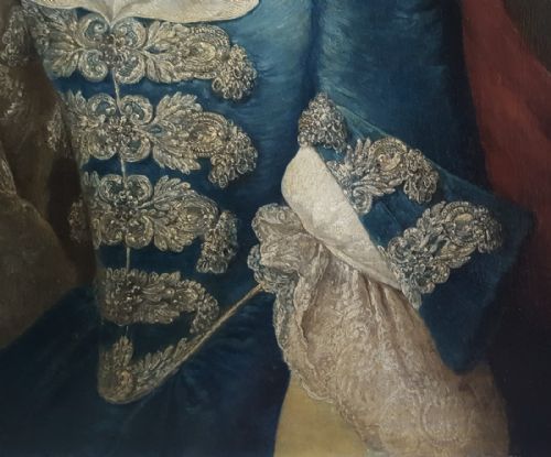 PORTRAIT OF A LADY C1750 CIRCLE OF ANTOINE PESNE 16831757 - ADDITIONAL PHOTO 3