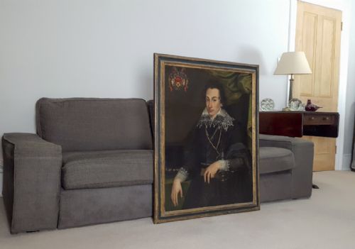 PORTRAIT OF A GENTLEMAN FLEMISH C1610 OIL ON CANVAS - ADDITIONAL PHOTO 2