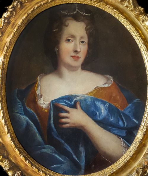 fig 2. Portrait of Marquise de Maintenon, French c.1700; Follower of Pierre Mignard (1612-1695)
