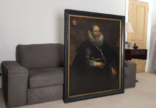 PORTRAIT OF A GENTLEMAN FLEMISH C1620 CIRCLE OF CORNELIS DE VOS 15851651 OIL ON CANVAS - ADDITIONAL PHOTO 2
