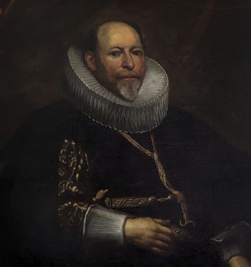 PORTRAIT OF A GENTLEMAN FLEMISH C1620 CIRCLE OF CORNELIS DE VOS 15851651 OIL ON CANVAS - ADDITIONAL PHOTO 3