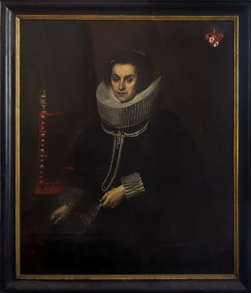 portrait of a lady flemish c1620 circle of cornelis de vos 15851651 oil on canvas - CATEGORY: ANTIQUE ART - DATED 17TH CENTURY