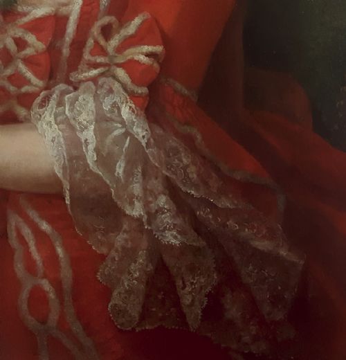 PORTRAIT OF A LADY FRENCH C1740 CIRCLE OF MARIANNE LOIR C1715 1769 - ADDITIONAL PHOTO 4