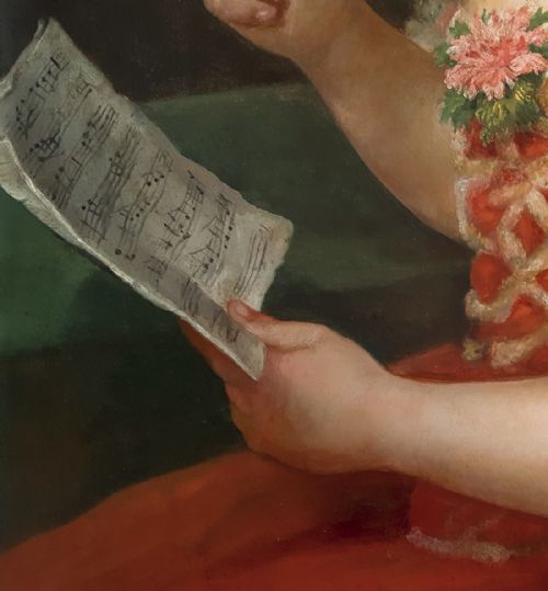 PORTRAIT OF A LADY FRENCH C1740 CIRCLE OF MARIANNE LOIR C1715 1769 - ADDITIONAL PHOTO 6