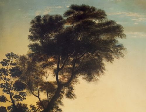 CAPRICCIO WITH FIGURES IN A LANDSCAPE 18TH CENTURY FOLLOWER OF CLAUDE LORRAIN C16001682 - ADDITIONAL PHOTO 8