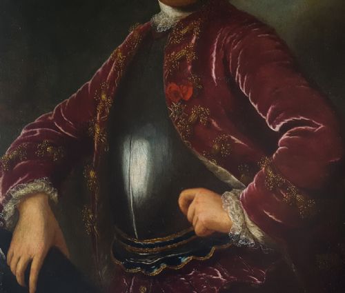 PORTRAIT OF CLAUDEREN PRIS COUNT OF SOULANGES C 1760 CIRCLE OF LOUIS MICHEL VAN LOO 17071771 - ADDITIONAL PHOTO 5