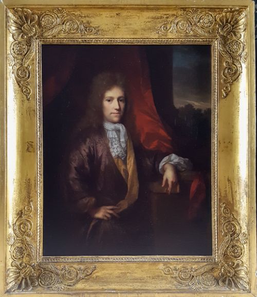 fig 1. Portrait of a Gentleman dated 169? ; Signed Arnold Boonen (1629-1729)