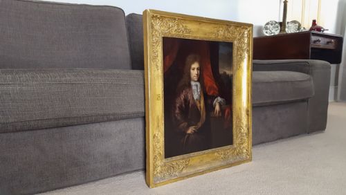 fig 2. Portrait of a Gentleman dated 169? ; Signed Arnold Boonen (1629-1729)
