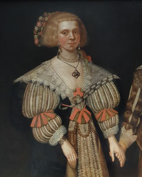DOUBLE PORTRAIT OF TWO CHILDREN C1629 CIRCLE OF PAULUS MOREELSE 15711638 FROM THE COLLECTION HER ROYAL HIGHNESS THE PRINCESS ROYAL DUCHESS OF FIFE 18671931 - ADDITIONAL PHOTO 1