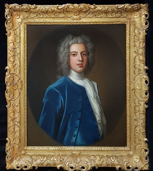 portrait of william claveringcowper 2nd earl cowper c1732 circle of enoch seeman c16941745 - CATEGORY: ANTIQUE ART - DATED 18TH CENTURY