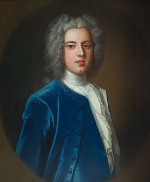 PORTRAIT OF WILLIAM CLAVERINGCOWPER 2ND EARL COWPER C1732 CIRCLE OF ENOCH SEEMAN C16941745 - ADDITIONAL PHOTO 1
