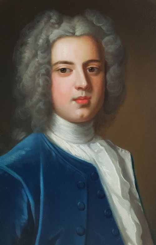 PORTRAIT OF WILLIAM CLAVERINGCOWPER 2ND EARL COWPER C1732 CIRCLE OF ENOCH SEEMAN C16941745 - ADDITIONAL PHOTO 3