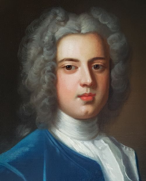 PORTRAIT OF WILLIAM CLAVERINGCOWPER 2ND EARL COWPER C1732 CIRCLE OF ENOCH SEEMAN C16941745 - ADDITIONAL PHOTO 4